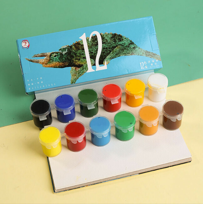 Fine art painting acrylic paint (15 ml of 12 colors)