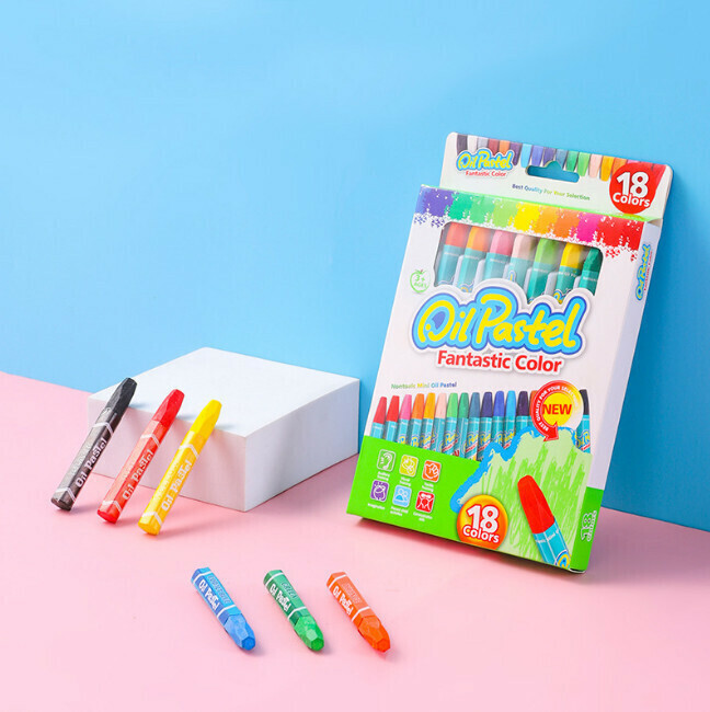 Super Soft Heavy Oil Pastel Set (18 Colors)