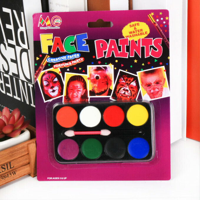 Party Festive Face Paint Body Painting Set (8 Colors)