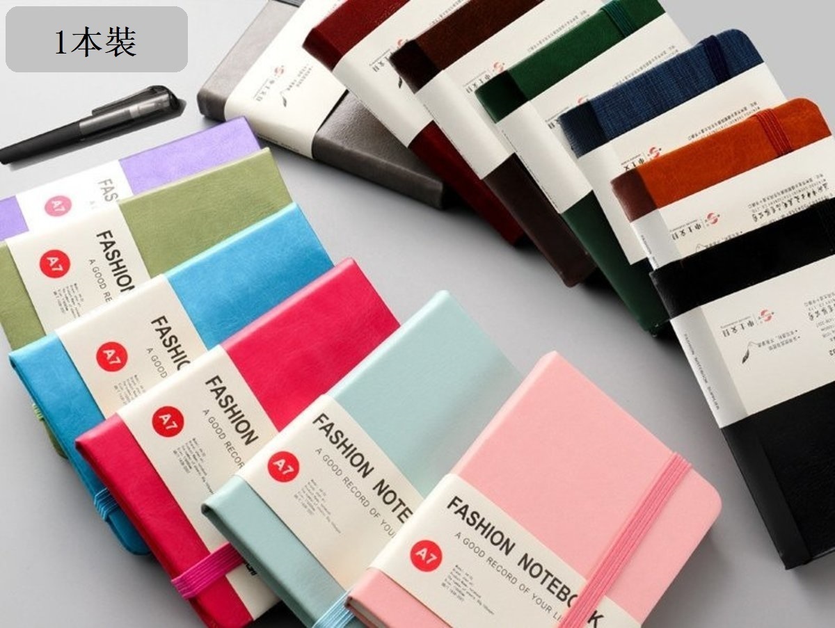 A6 portable notepad carry-on mini pocket notebook (blue 1 book) 100 sheets of 200 pages 