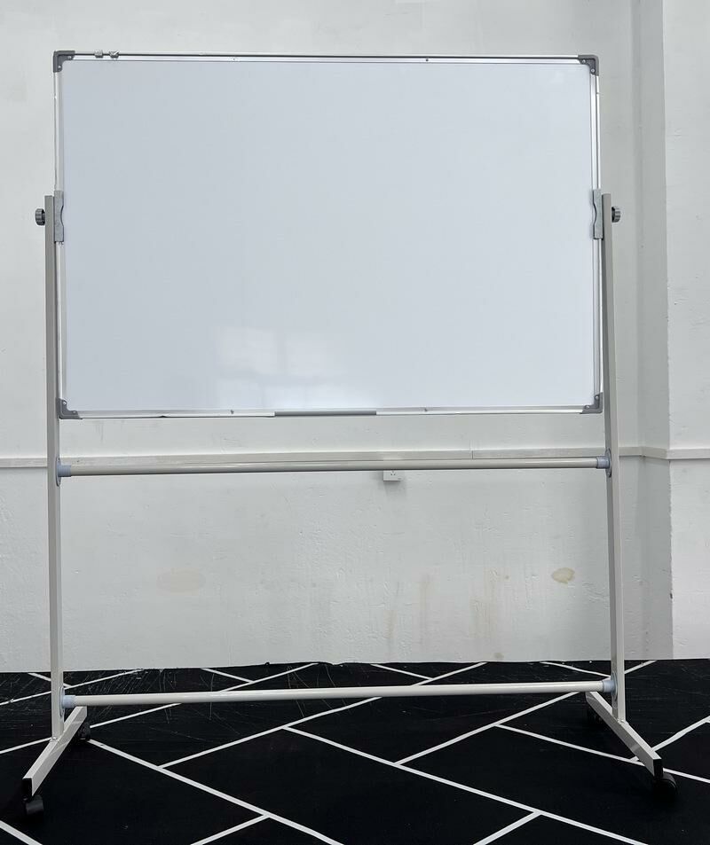 熱推（特價品）移動式支架白板（雙面白板）（150*90cm）（微瑕疵，介意勿拍）