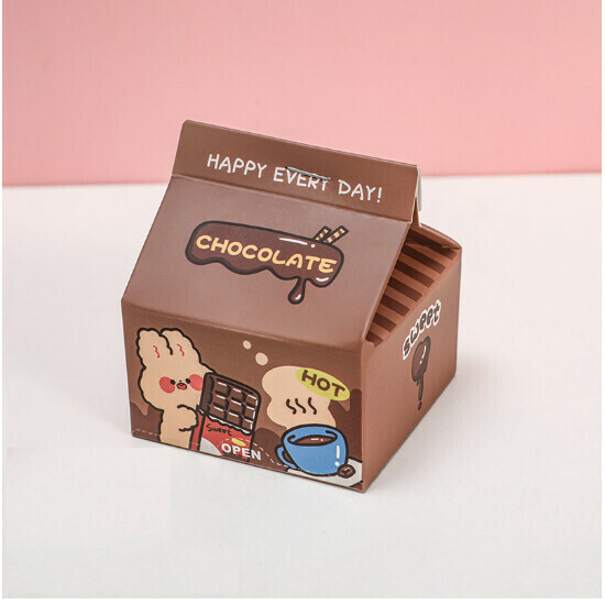 Sticky notes boxed message note non-sticky sticky notes (chocolate)