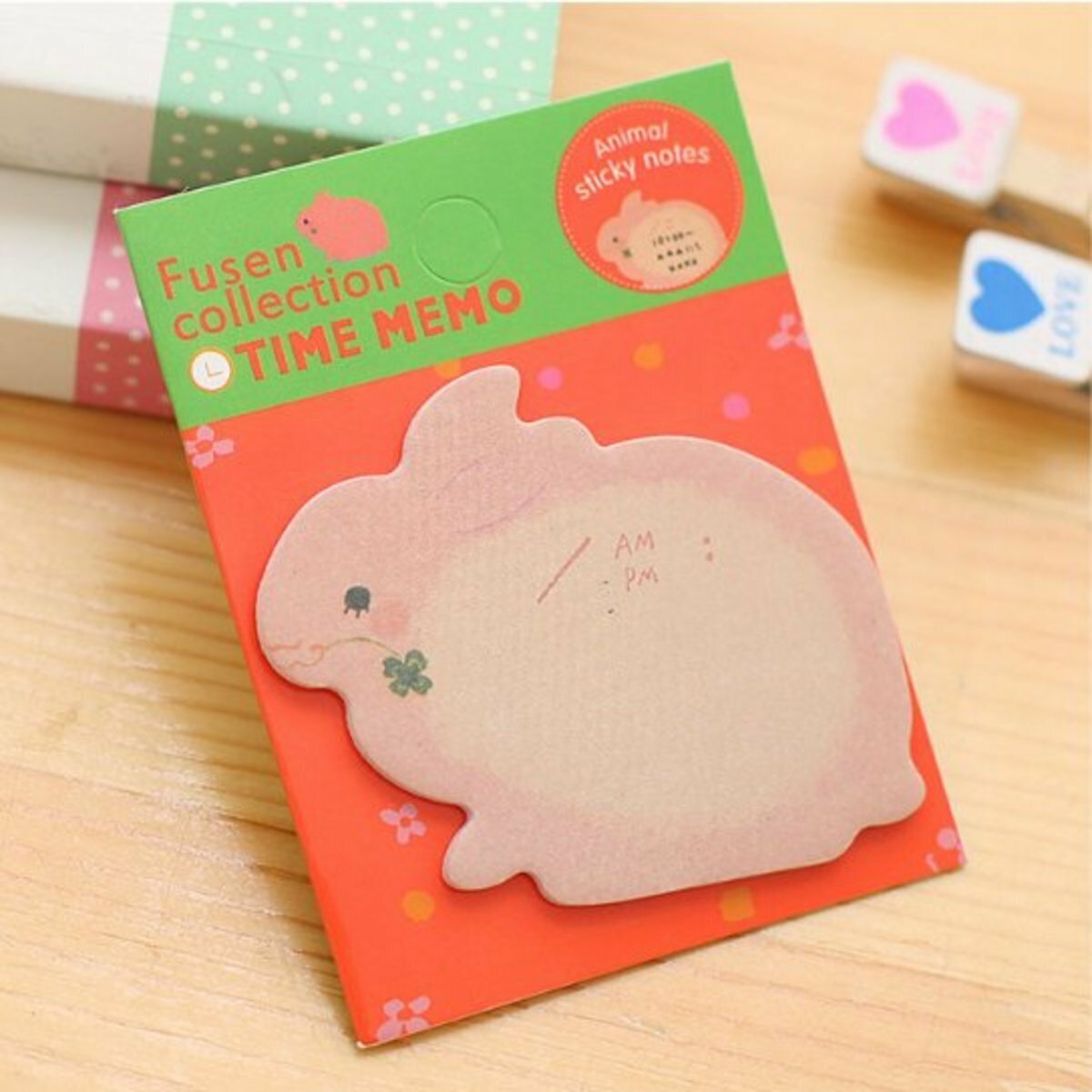 Cartoon Animal Paradise Memo Paper Post-it Note Paper (Rabbit Single Book)