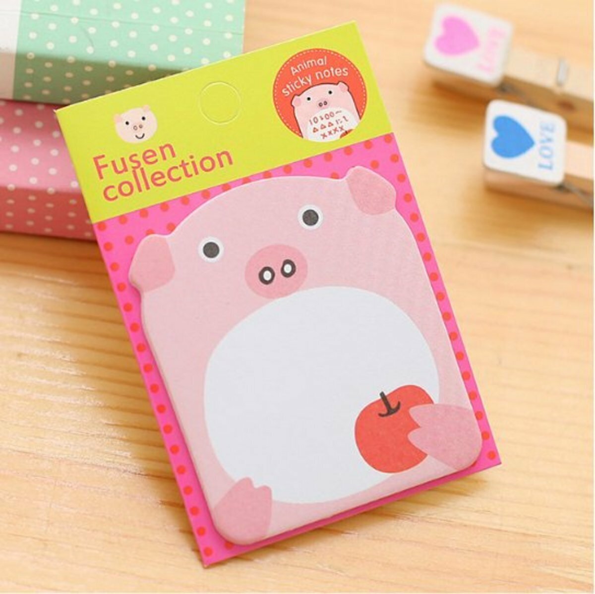 Cartoon Animal Paradise Memo Paper Post-it Note Paper (Piggy Single Book)