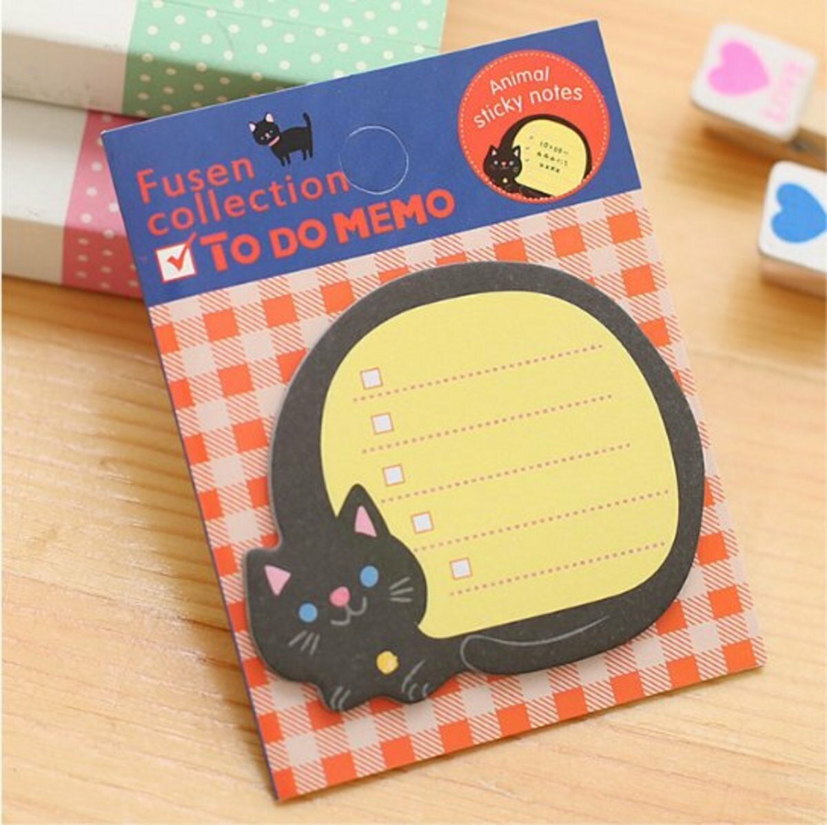 Cartoon Animal Paradise Memo Paper Post-it Note Paper (Cat Single Copy)
