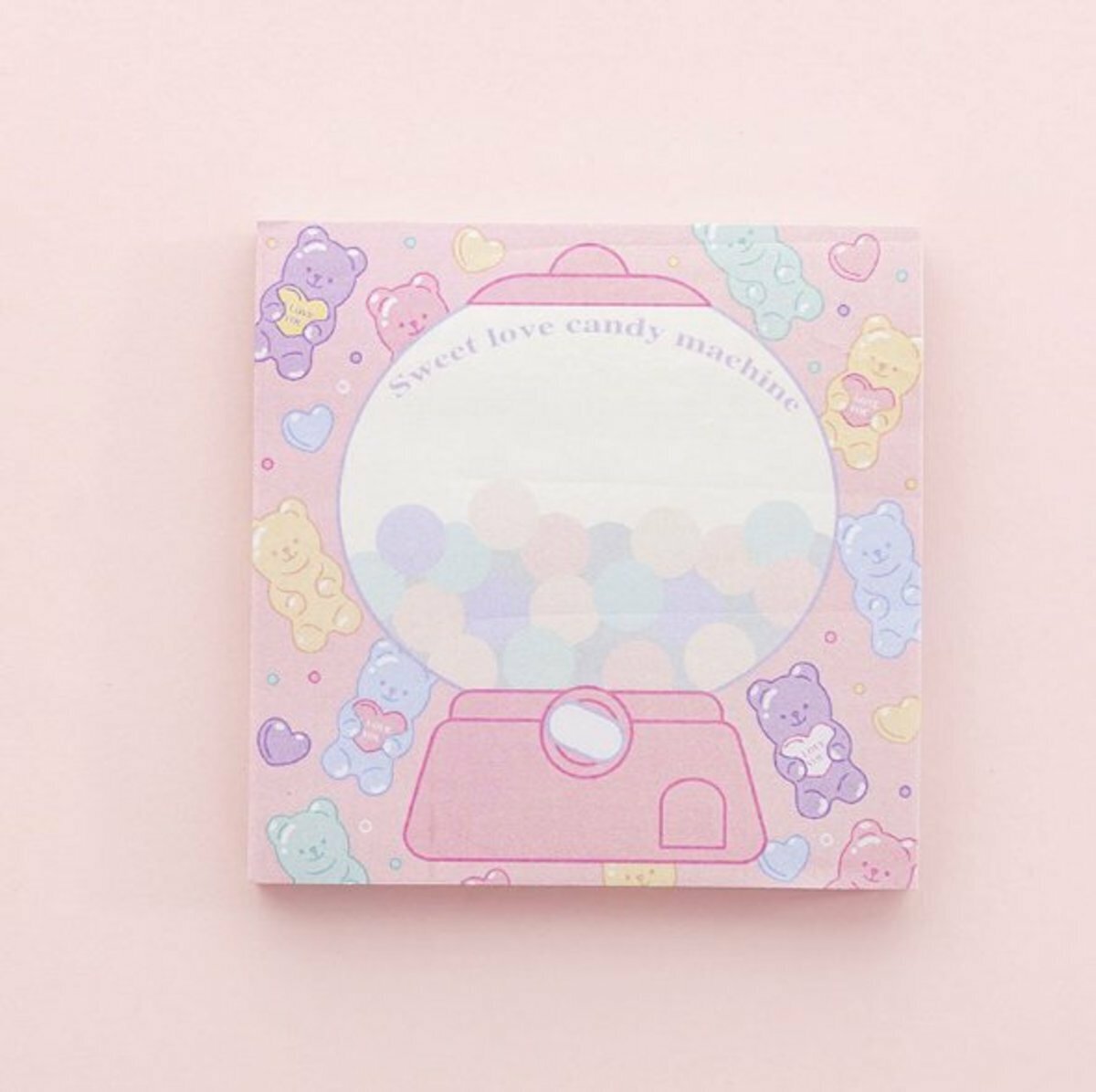 Girly Sweetheart Candy Posty Note Memo Paper Note Paper (Sweetheart Candy Machine Single Copy)