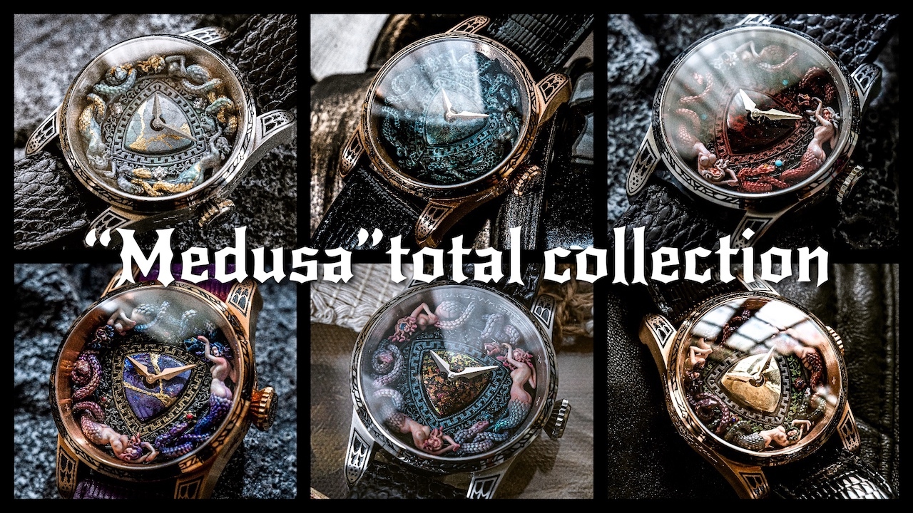 台灣工藝錶，梅杜莎蛇妖系列藝術腕錶