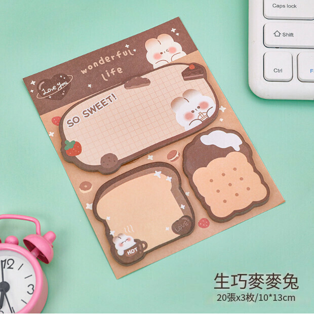 Cartoon combination post-it note [Shengqiao Mai Mai Rabbit]
