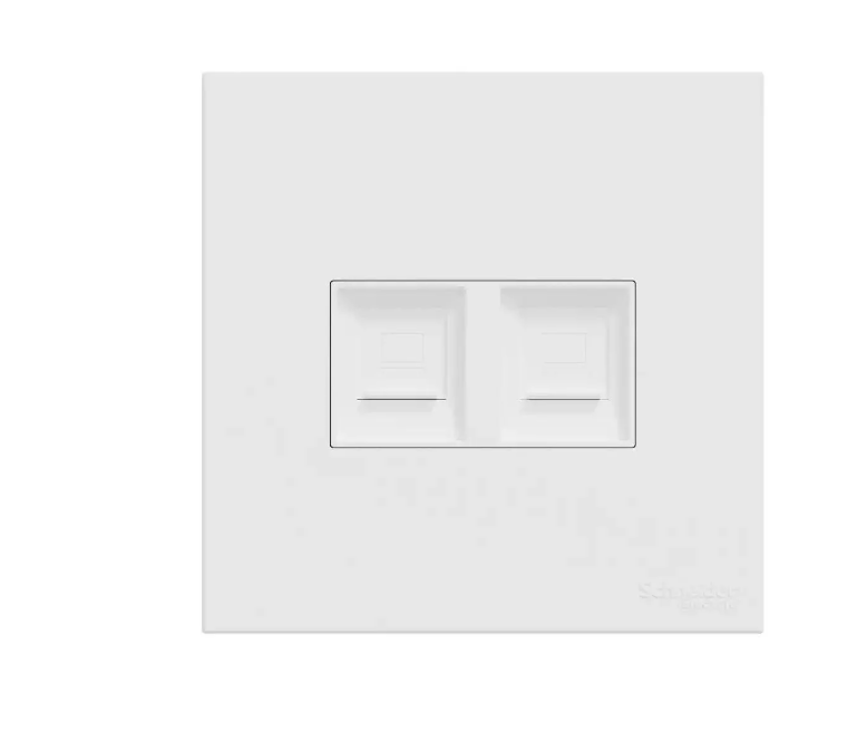AVATARONC奐然 兩位RJ45 5e類數據插座,Keystone面板備防塵活門