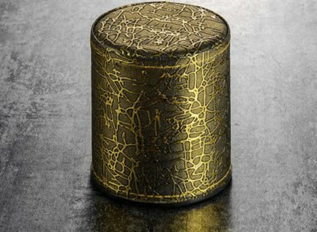 熱推家居派對皮革骰盅(黑金)