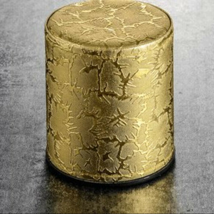 熱推家居派對皮革骰盅(金底銅紋)