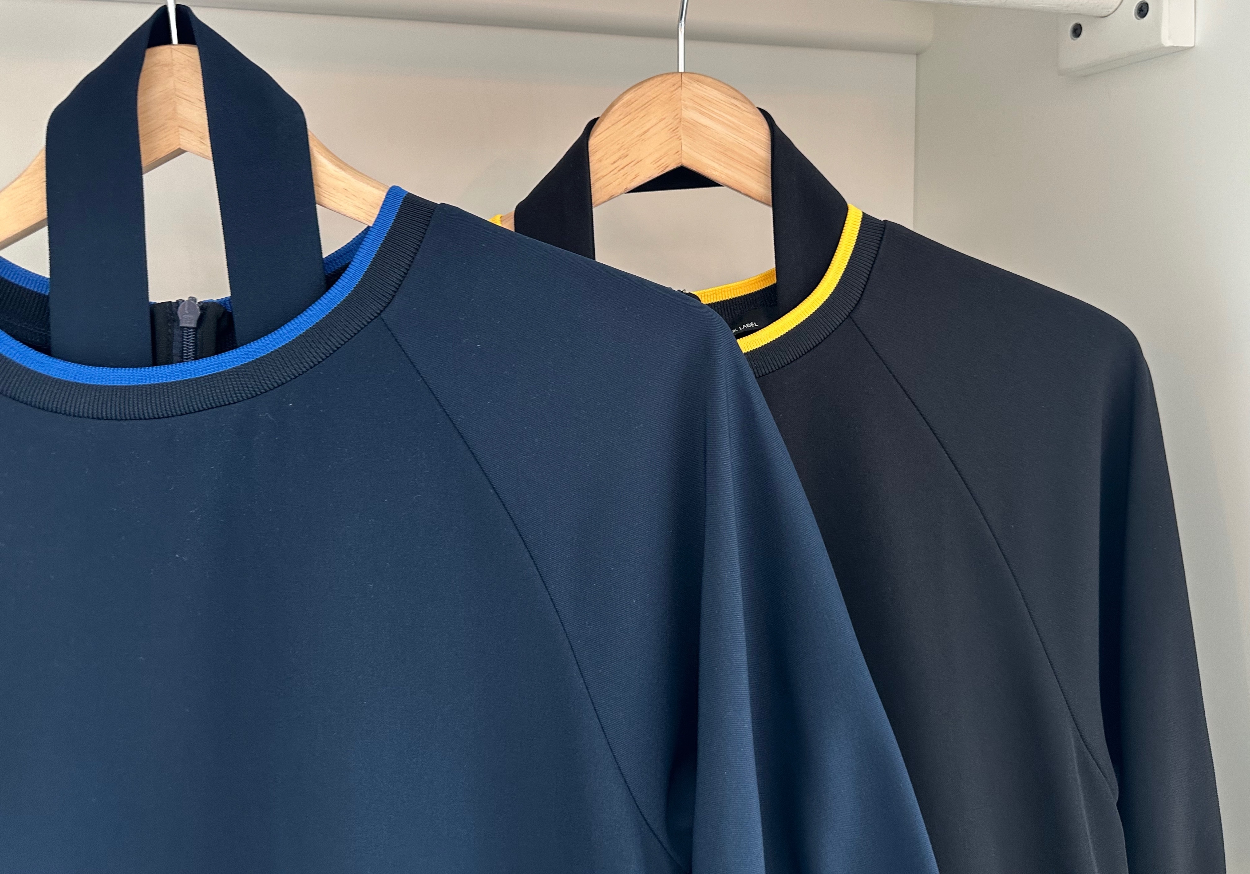 L/SLEEVE SOFT FABRIC LONG DRESS