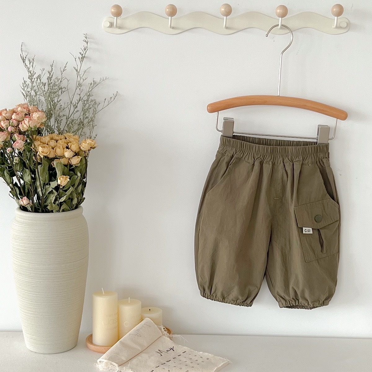 百搭工裝縮口褲