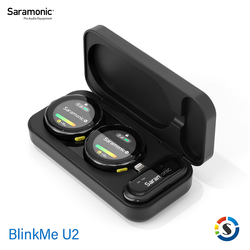 Saramonic楓笛BlinkMe U2（手機版）一對二2.4GHz無線麥克風系統