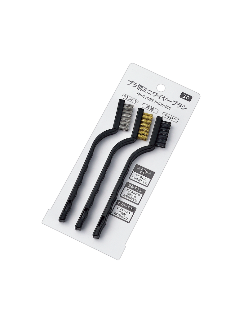 Echo 手柄型鋼絲清潔刷3入細頭