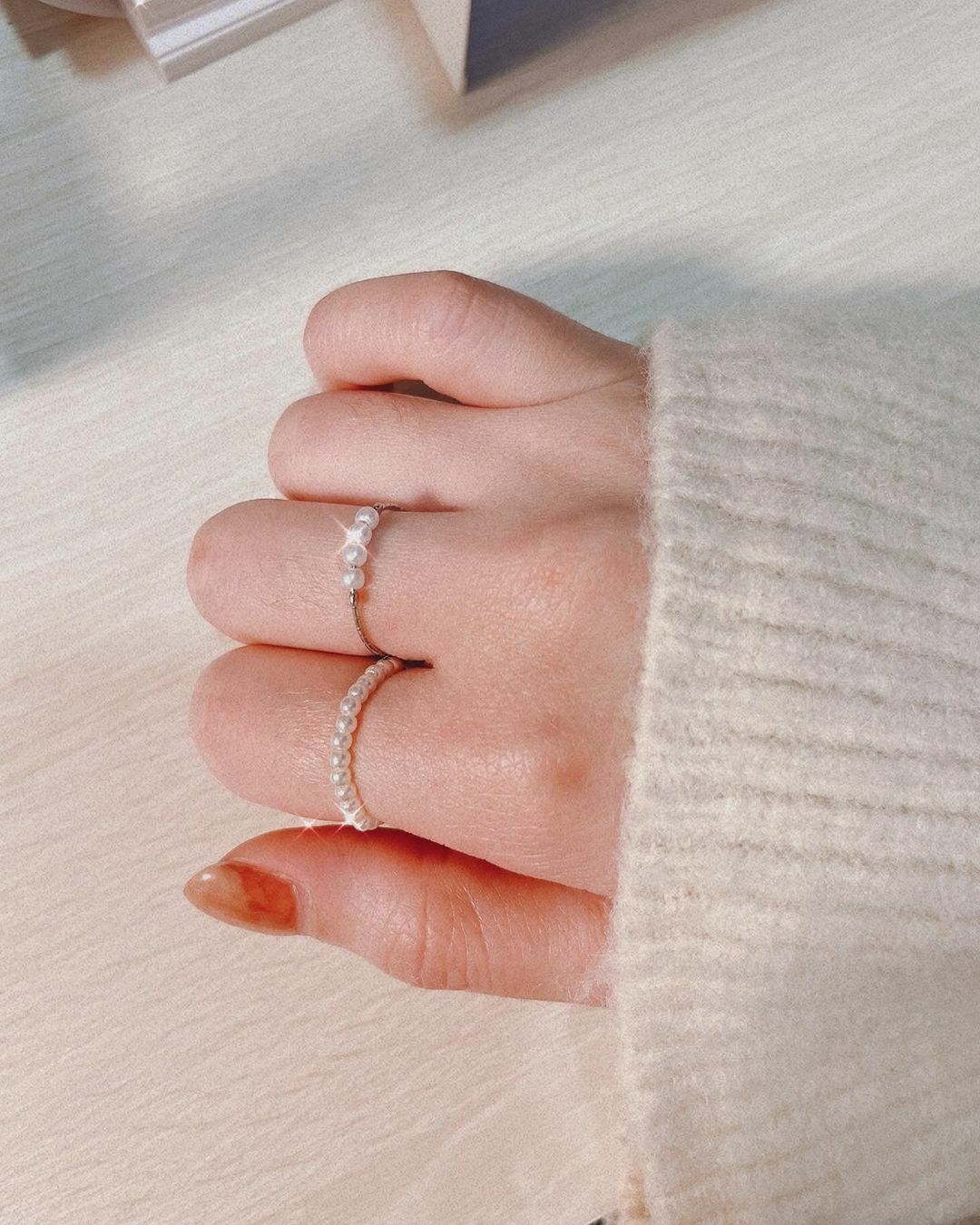 Adorable pearl ring 小珍珠戒指