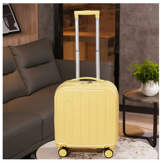 Hot recommended suitcase [307# cheese yellow] (size: 18 inches)