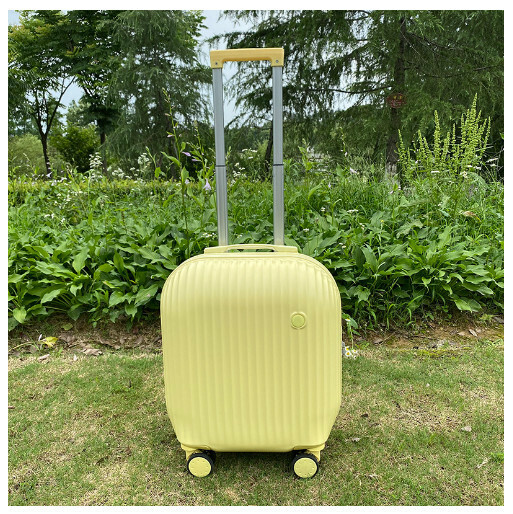 Hot push swivel suitcase [yellow] (size: 18 inches: 23*39*48CM)