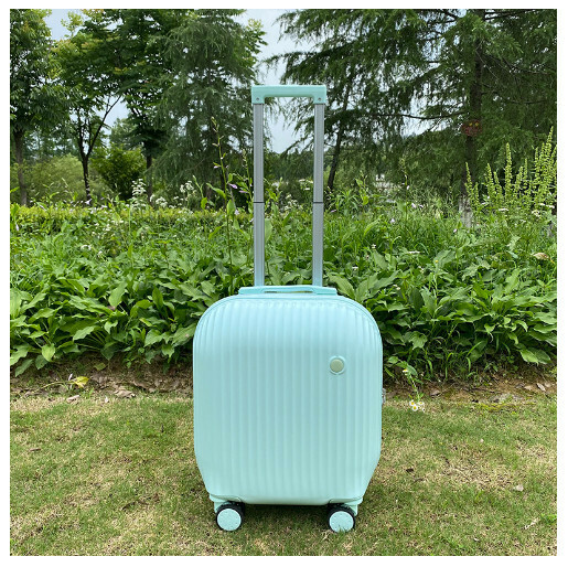 Hot recommended spinner suitcase [mint green] (size: 18 inches: 23*39*48CM)