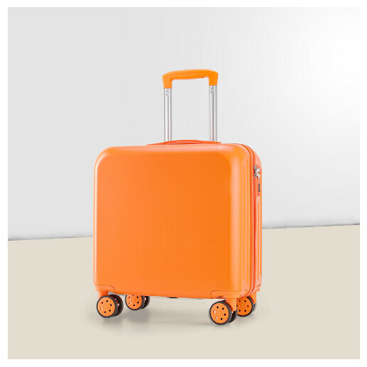 Hot push swivel suitcase [516# Orange] (size: 18 inches: 420*450*220MM)