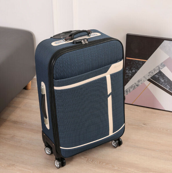Hot Recommended Oxford Pull-Trail Luggage [20 Inch] [Good Boy-Light Blue]