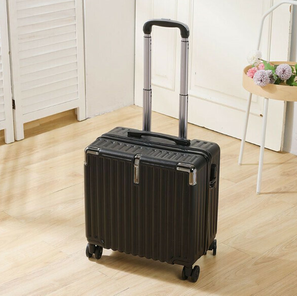 Popular Mini Trolley Luggage [18 Inch - Two Sections Trolley] [Atmospheric Black]