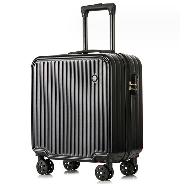 Popular multifunctional suitcase [20 inches] [512 classic black]