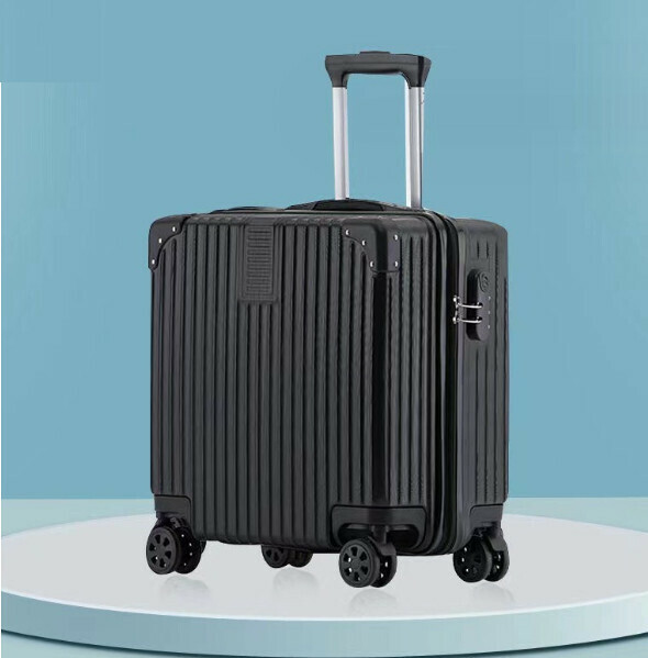 Popular multifunctional suitcase [18 inches] [607 black]