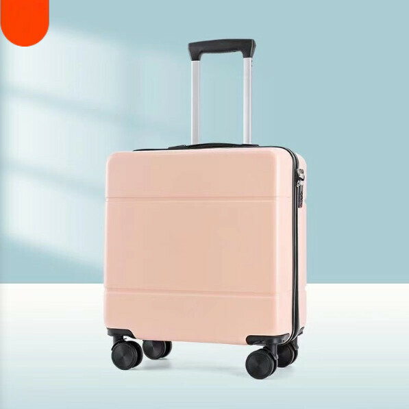 Popular multifunctional suitcase [18 inches] [878 retro style - pink]