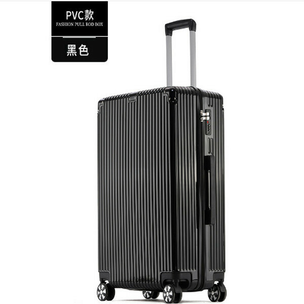 Hot selling combination lock suitcase (black 812 style 24 inches)