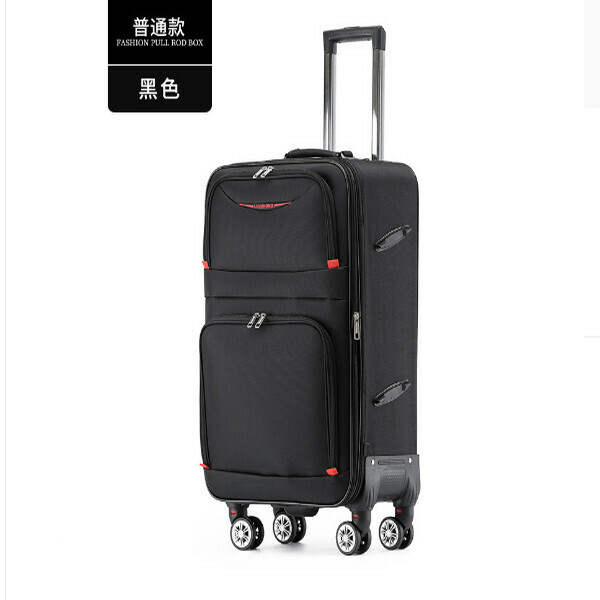 Hot selling Oxford cloth suitcase (black regular model 899 24 inches)