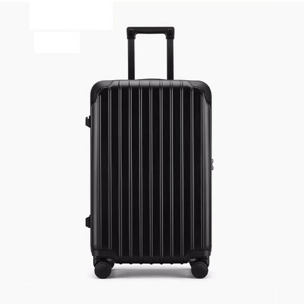 Hot selling ultra-light trolley suitcase zipper suitcase (reinforced and strengthened universal wheels) (20 inches black)