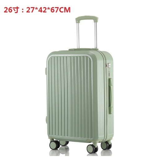 Hot selling spinner suitcase suitcase [avocado green] (size: 26 inches: 27*42*67CM)