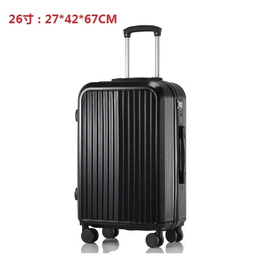Hot selling spinner suitcase suitcase [black] (size: 26 inches: 27*42*67CM)