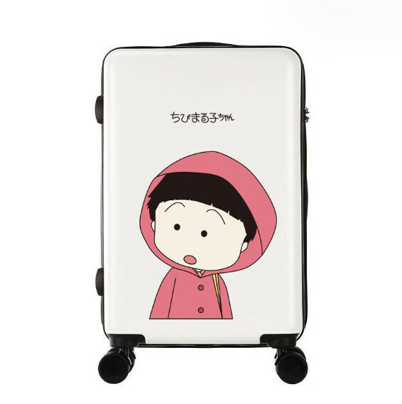 Hot Selling Spinner Trolley Luggage [26 Inch] [White - Cute Meatballs]