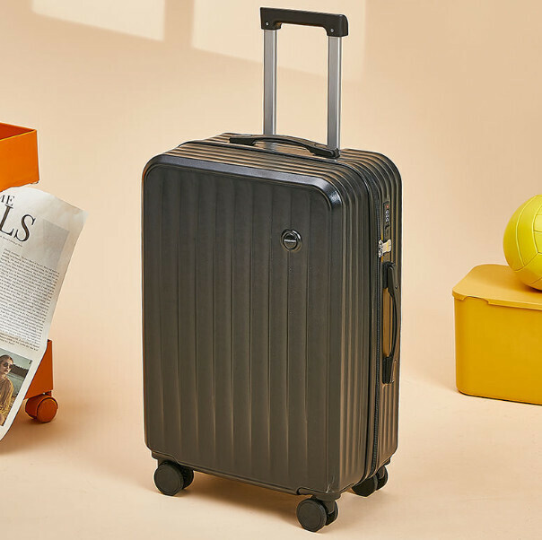 Popular large-capacity trolley suitcase [26 inches] [319 regular style-Xingyao Black]