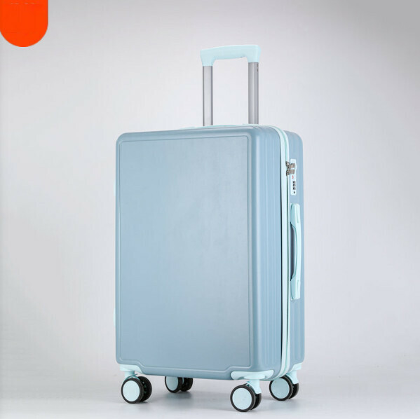 Popular multifunctional suitcase [26 inches] [Light Elegant Blue]