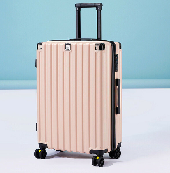 Popular large-capacity trolley suitcase [28 inches] [Zipper double-layer explosion-proof model-Maca powder]