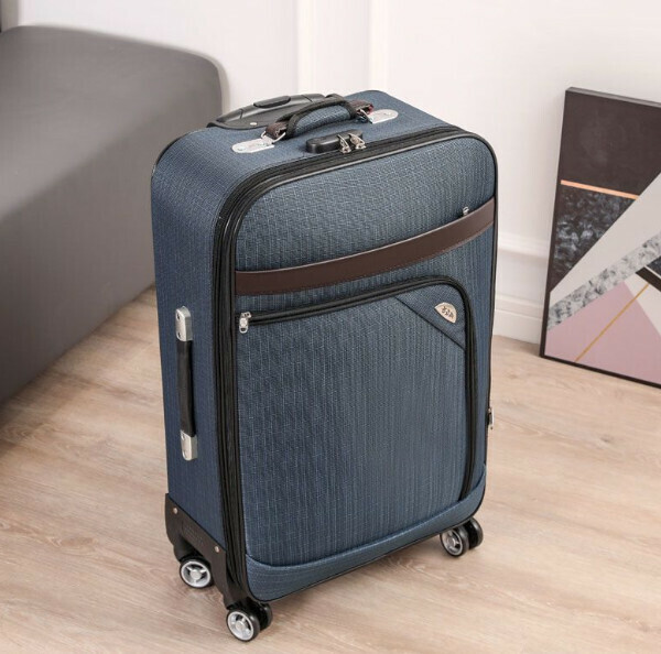 Hot model Oxford trolley suitcase [28 inches] [Overseas model - light blue]