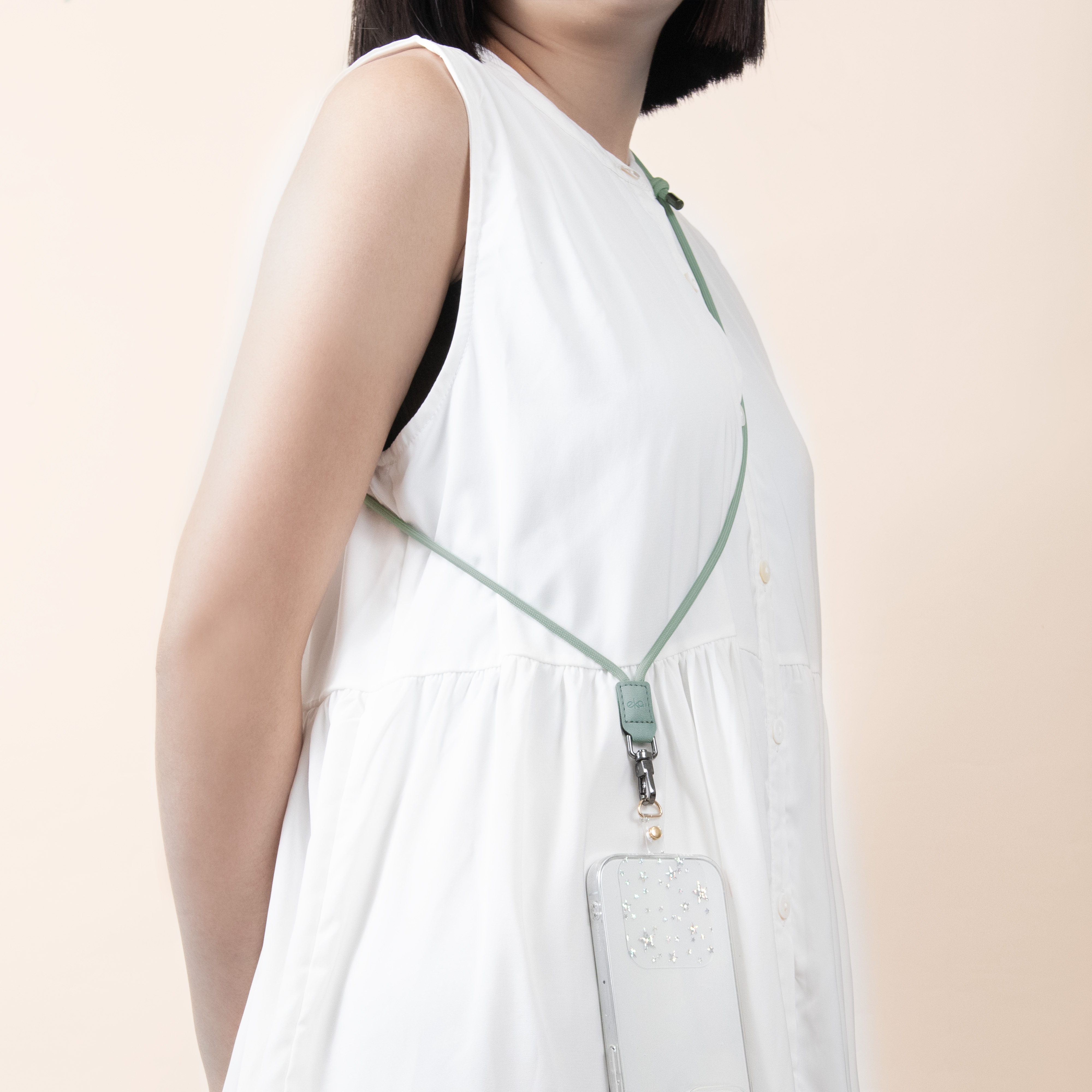 日出夜行組合(手機夾片+可調節抽繩背帶)