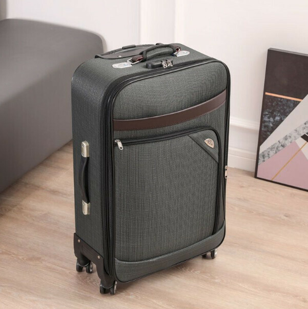 Popular Oxford pull-bar suitcase [30 inches] [Overseas model-grey]