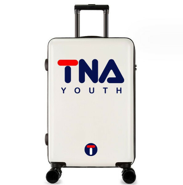 Popular swivel wheel trolley suitcase [28 inches] [White-Spring Times]
