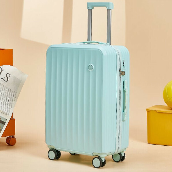 Popular large-capacity trolley suitcase [28 inches] [319 regular style - mint green]