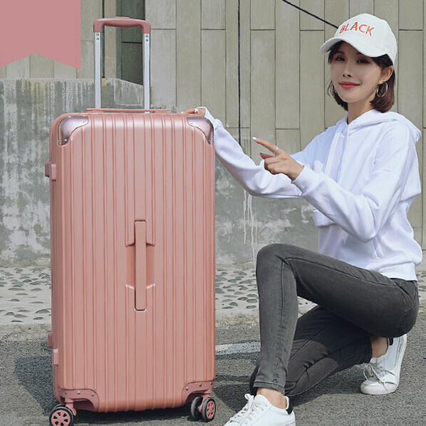 Popular multifunctional suitcase [26 inches] [Rose Gold]