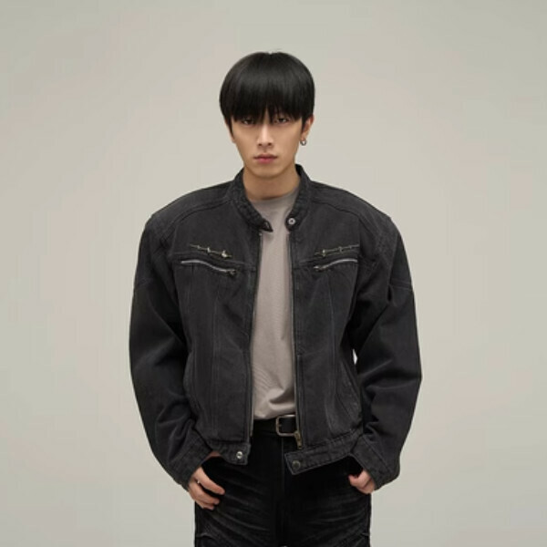 Hotly recommended unique and unique jacket [Black with shoulder pads, sizes M-XL, please confirm the delivery size with customer service after placing the order]