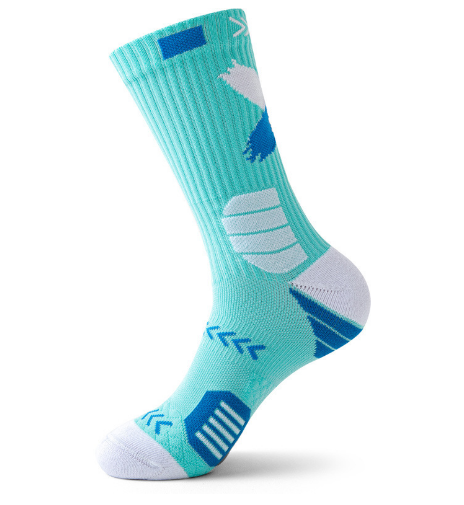 Hot Recommended Thickened Anti-Slip Men's Sports Socks (Mint Green) (One Size)