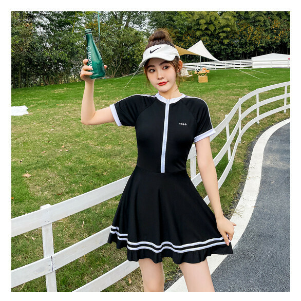 熱推連體游泳衣【M-XL】【黑色】 (下單後聯絡客服確認發貨尺碼) 