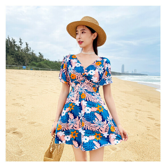 熱推連體游泳衣【L-3XL】【綠色】 (下單後聯絡客服確認發貨尺碼) 