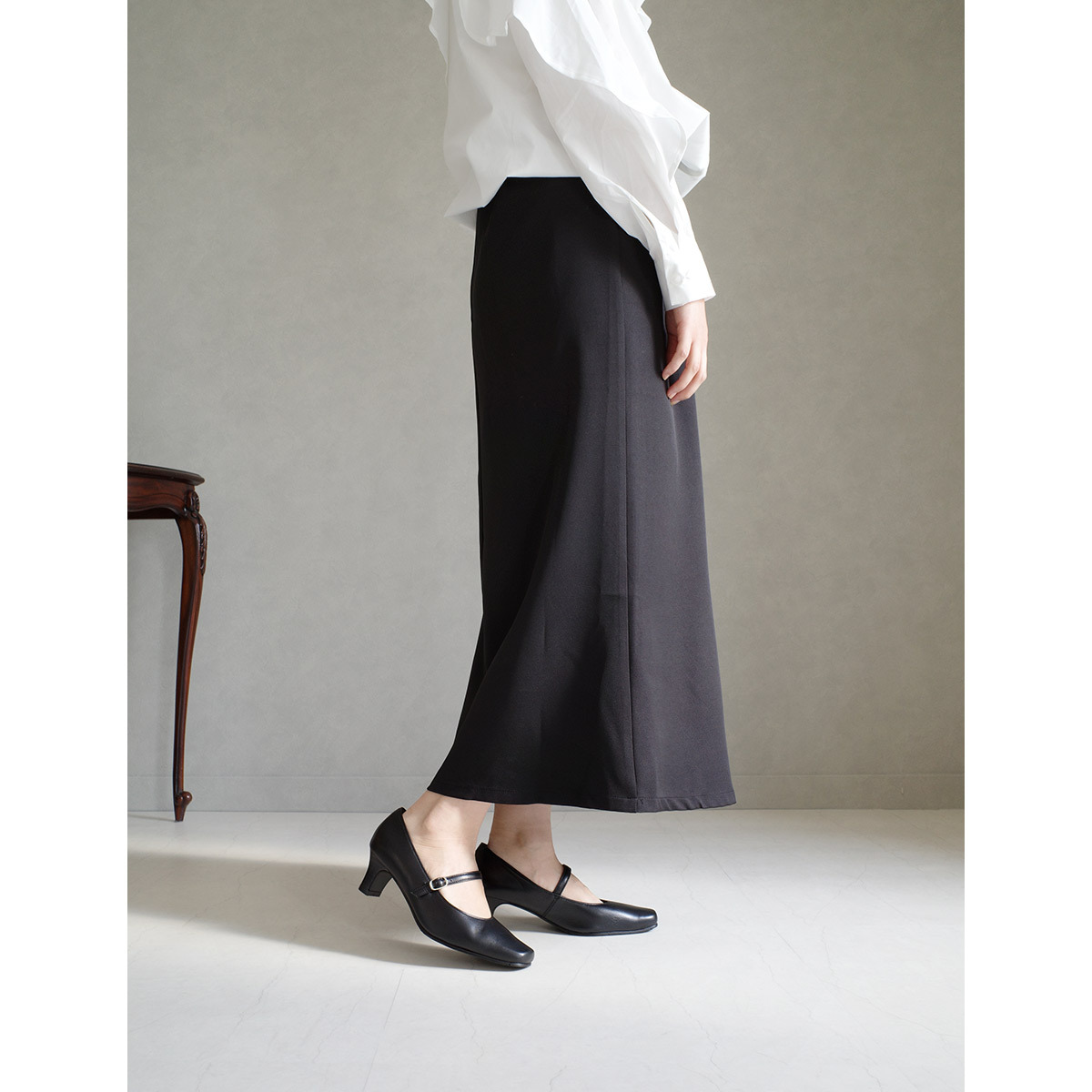 Ms. Jeune 日本真皮女用商務瑪莉珍高跟鞋5公分