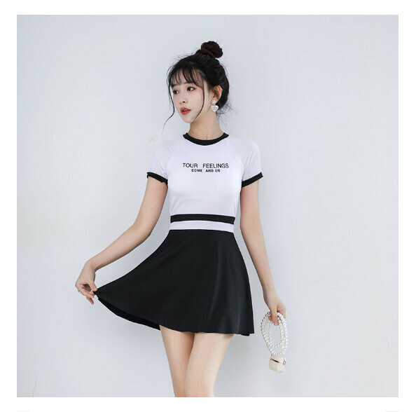 熱推連體游泳衣【S-XL】【黑色】 (下單後聯絡客服確認發貨尺碼) 